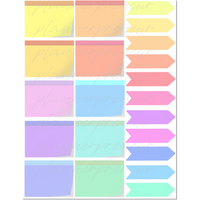 PLR Digital Stickers Rainbow Promise TRANSPARENT sticker