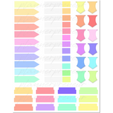 PLR Digital Stickers Rainbow Promise TRANSPARENT sticker